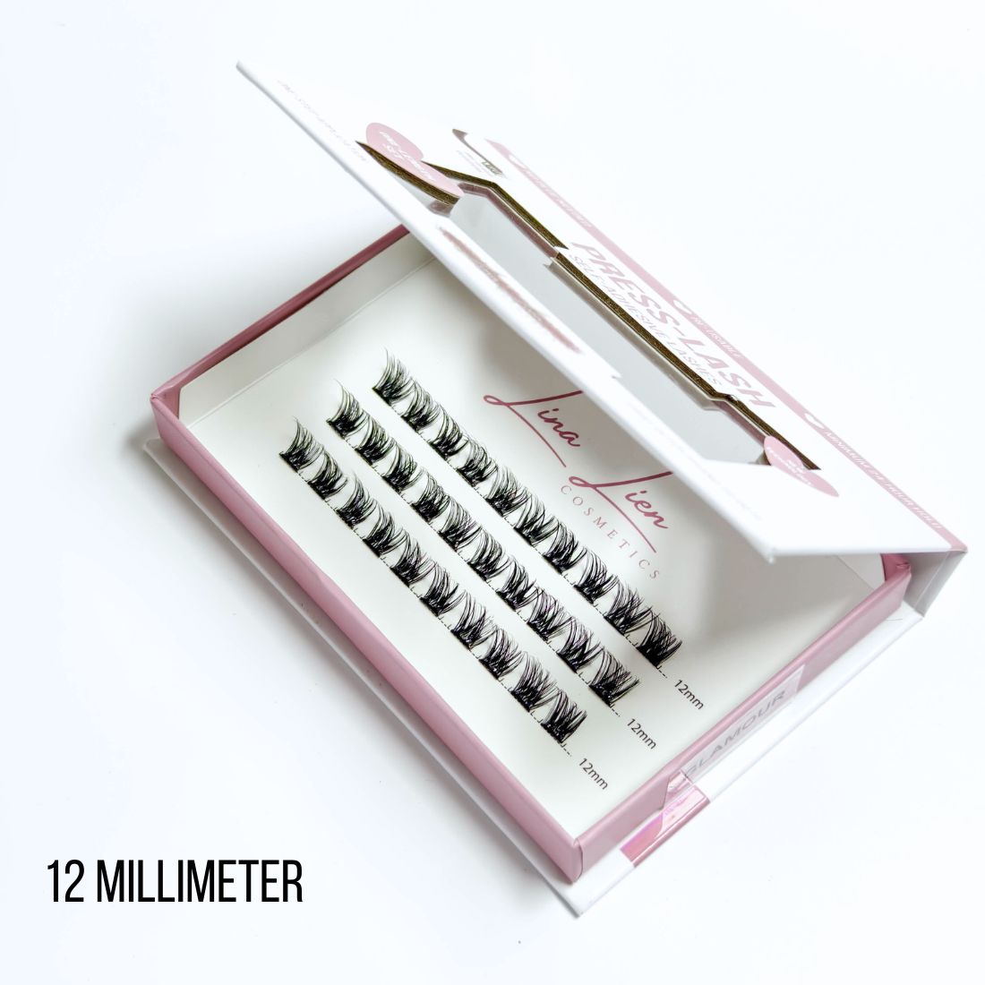 Press on | One Length Set | Glamour| PRESS-LASH | pre-glued