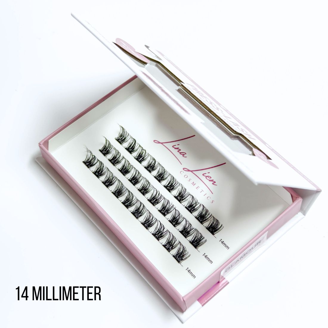 Press on | One Length Set | Glamour| PRESS-LASH | pre-glued