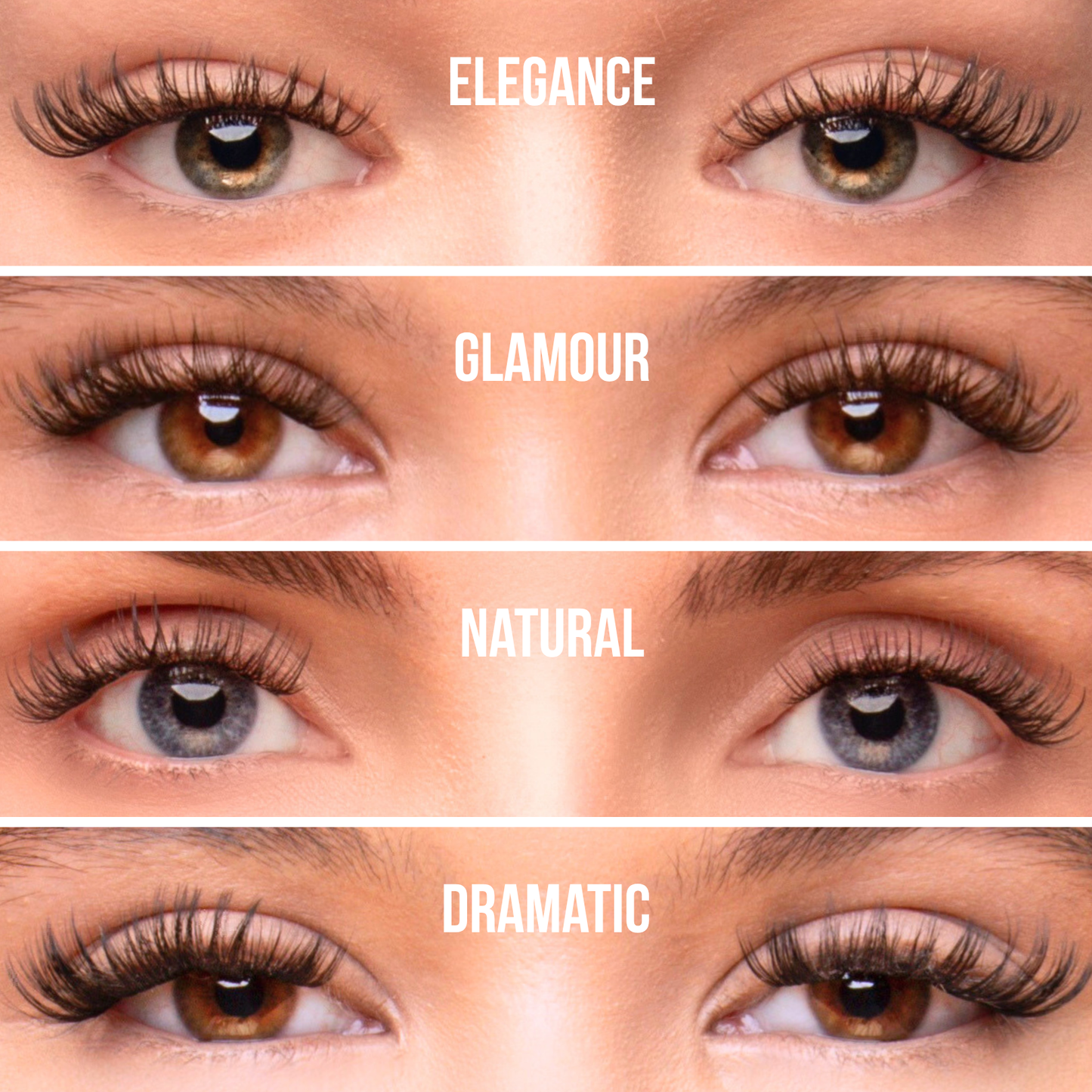 Press on Lash | Starterkit | Dramatic | PRESS-LASH (pre-glued)