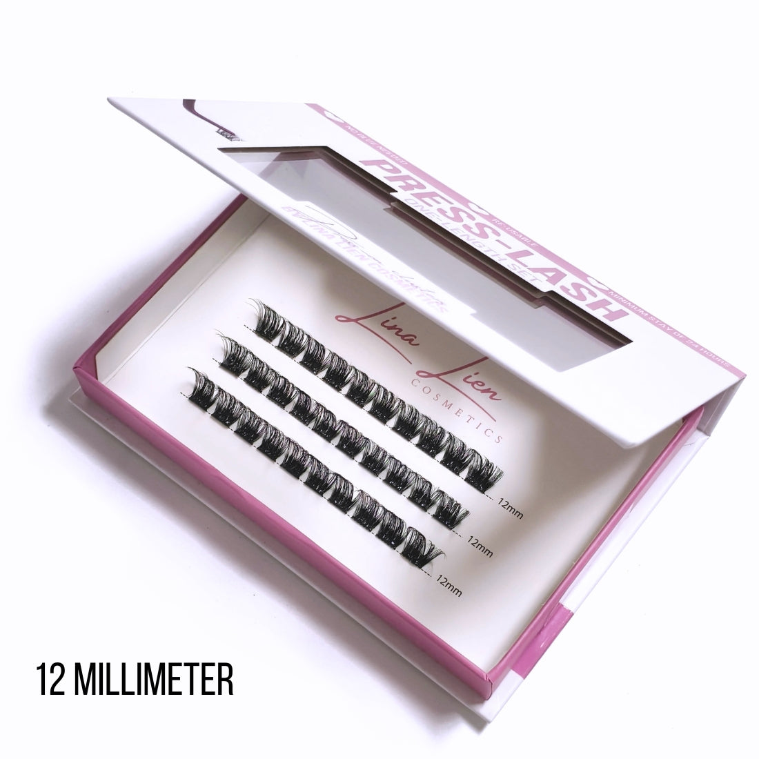 Press-on lash zelfklevende clusters