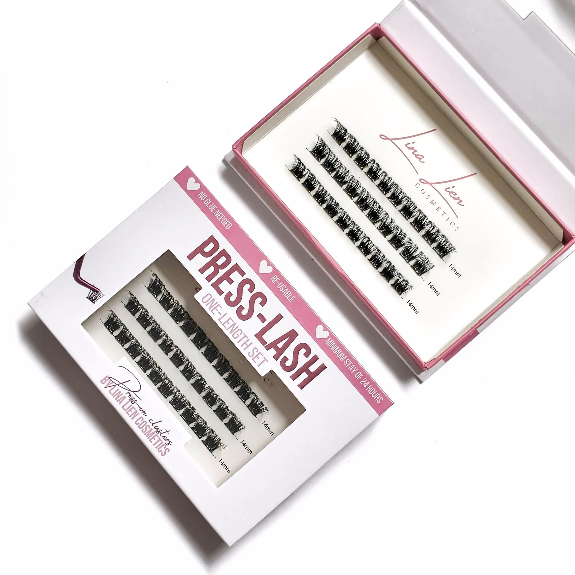Press-on lashes voorgelijmde wimpers 3 dagen draagduur