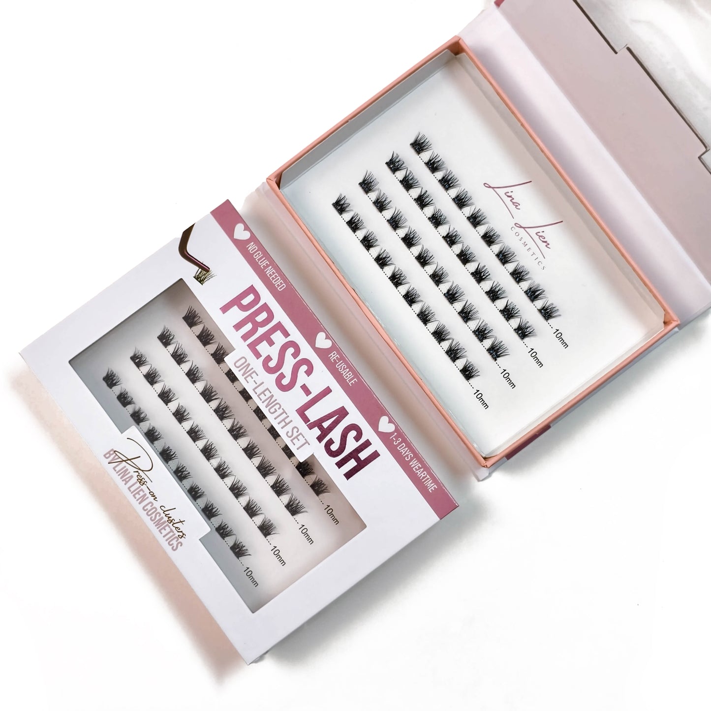 Press on Lash | 1-Length | Natural | PRESS-LASH (pre-glued)